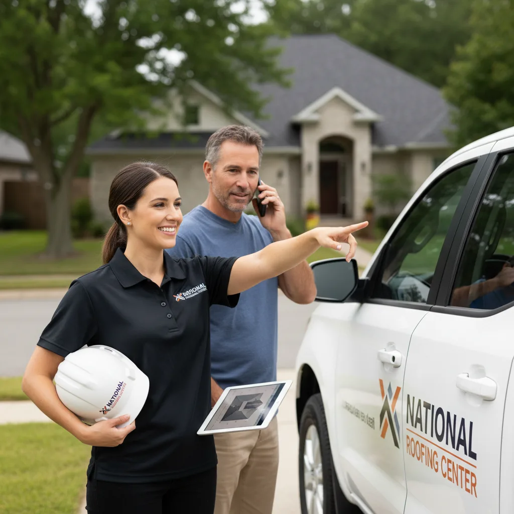 National Roofing Center customer support in Sarver